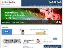 Tablet Screenshot of blaumedica.com